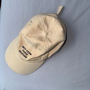 Drôle de Monsieur beige dad cap "Not from Paris "